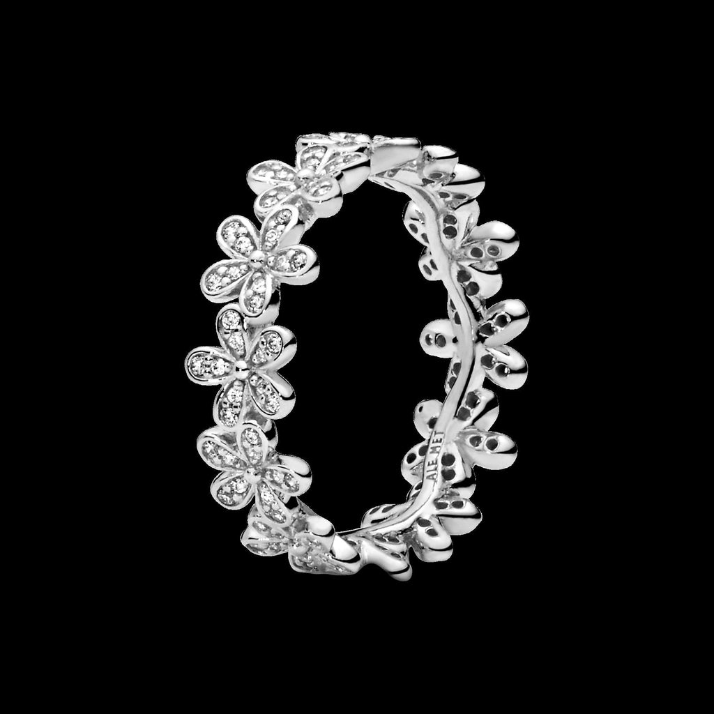 Celestial Blue Sparkling Moon Ring